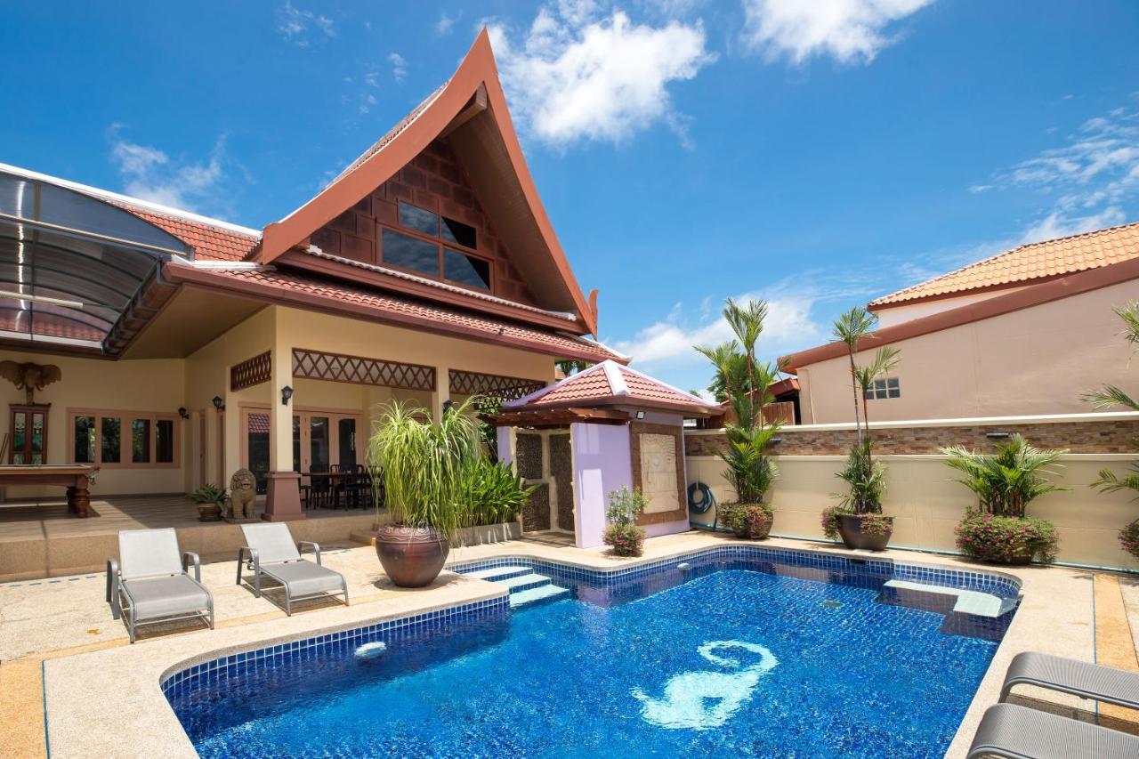Beautiful 5Br Villa Felicity, Pool & Garden, Near Naiharn Rawai Kültér fotó